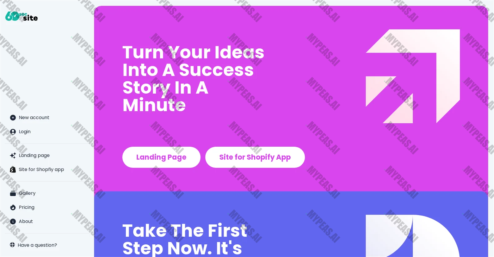 60sec.site screenshot