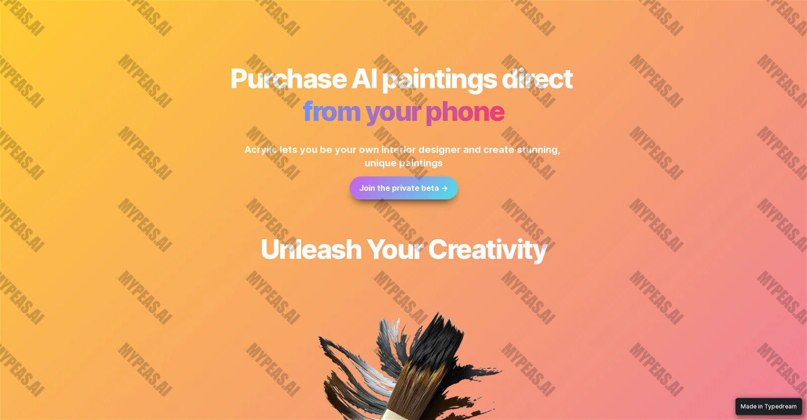 Acrylic screenshot