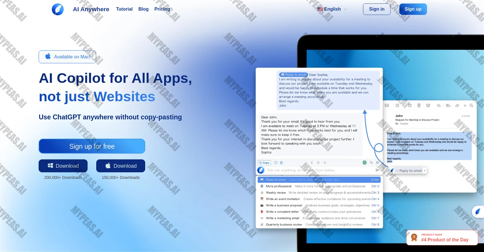 AI-anywhere screenshot