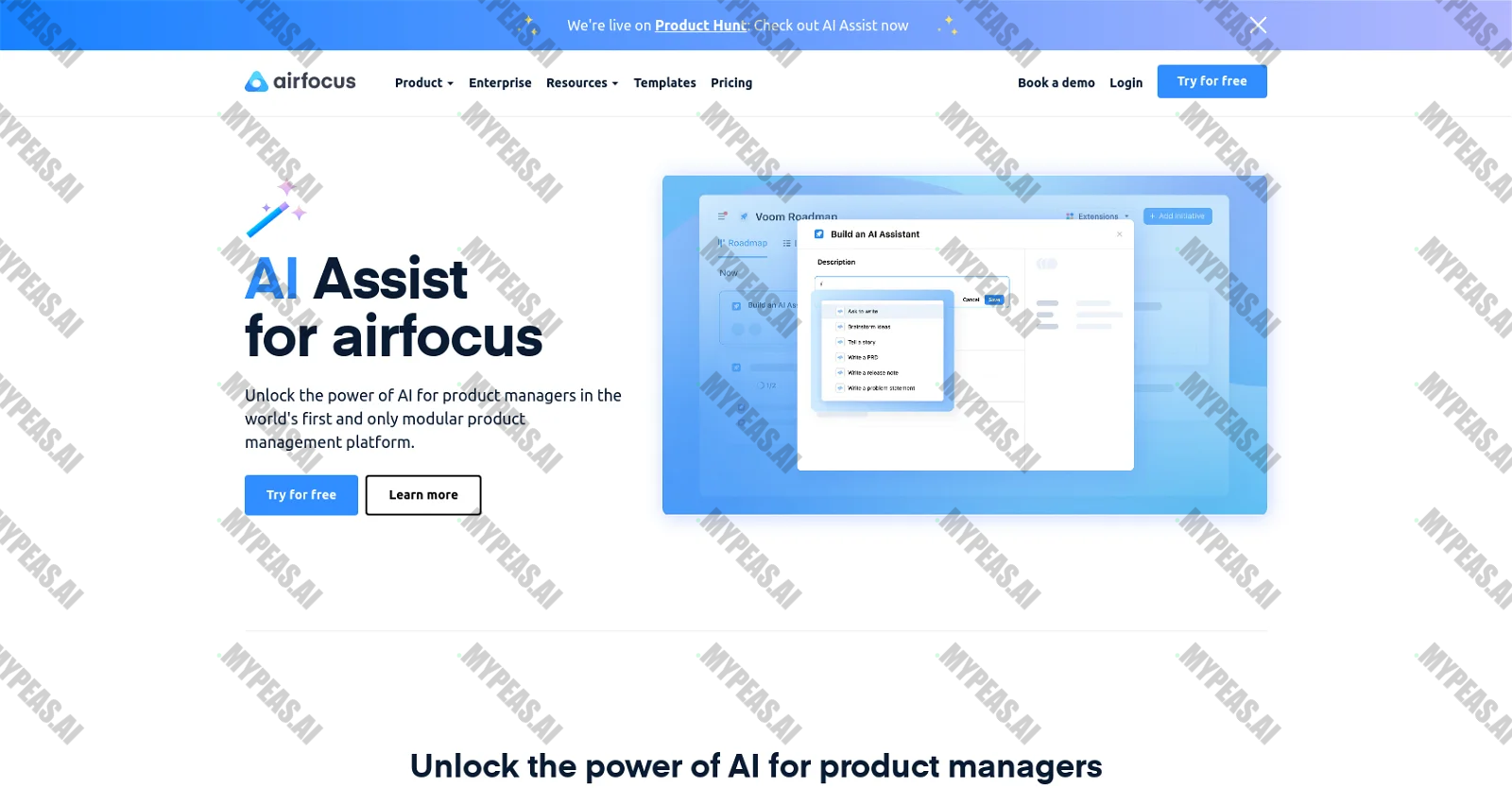 AI Assist by airfocus screenshot