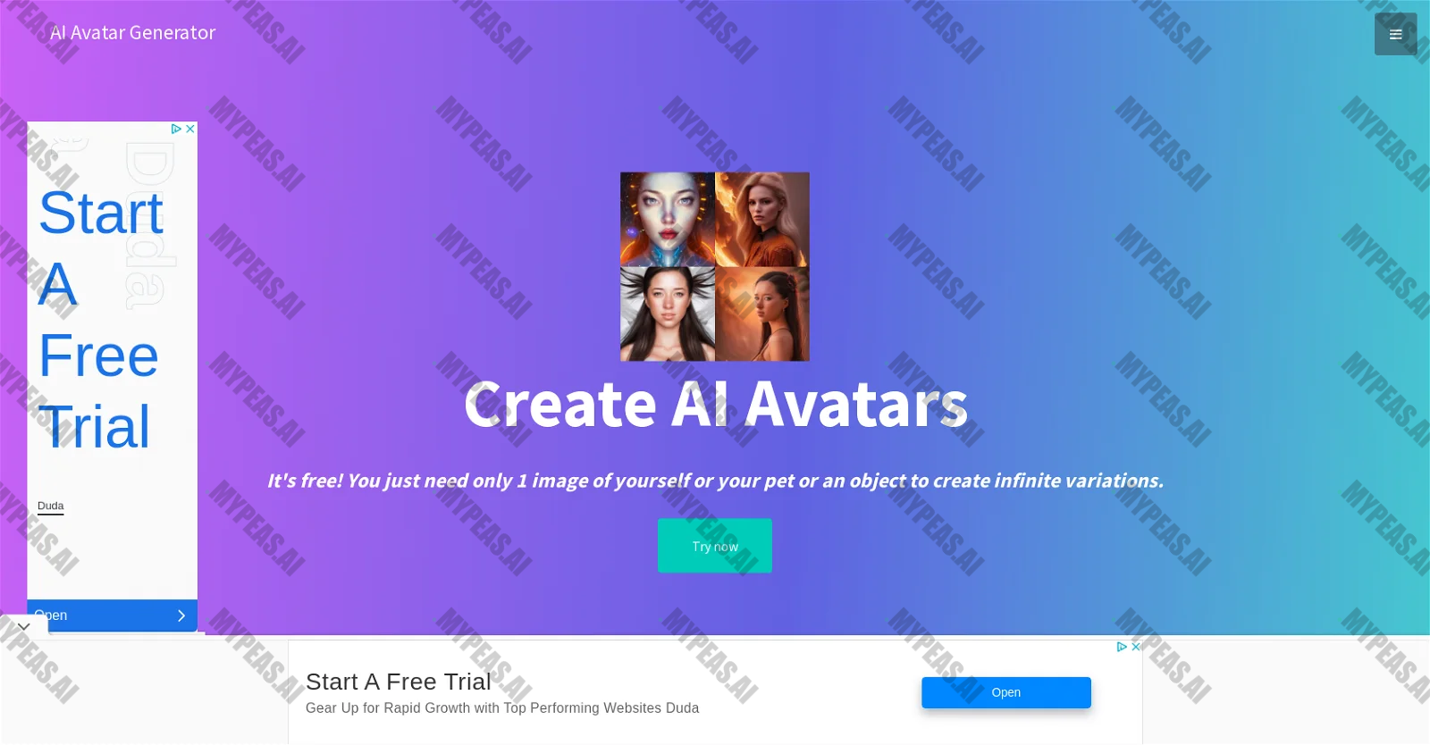 AI Avatar Generator screenshot