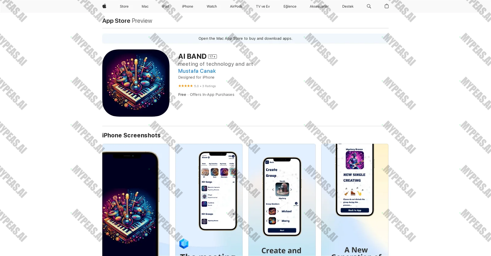 AI BAND screenshot