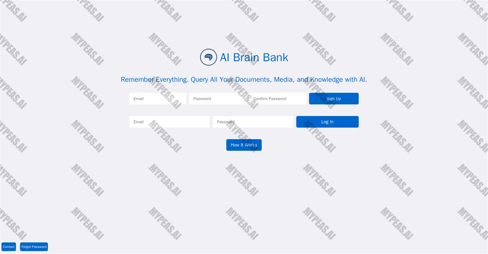 AI brain bank screenshot