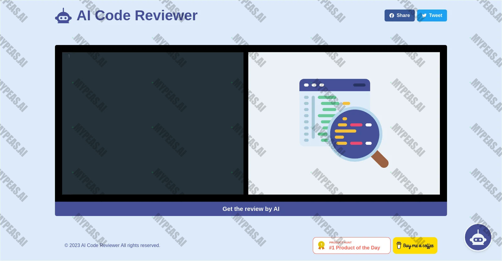 AI Code Reviewer screenshot