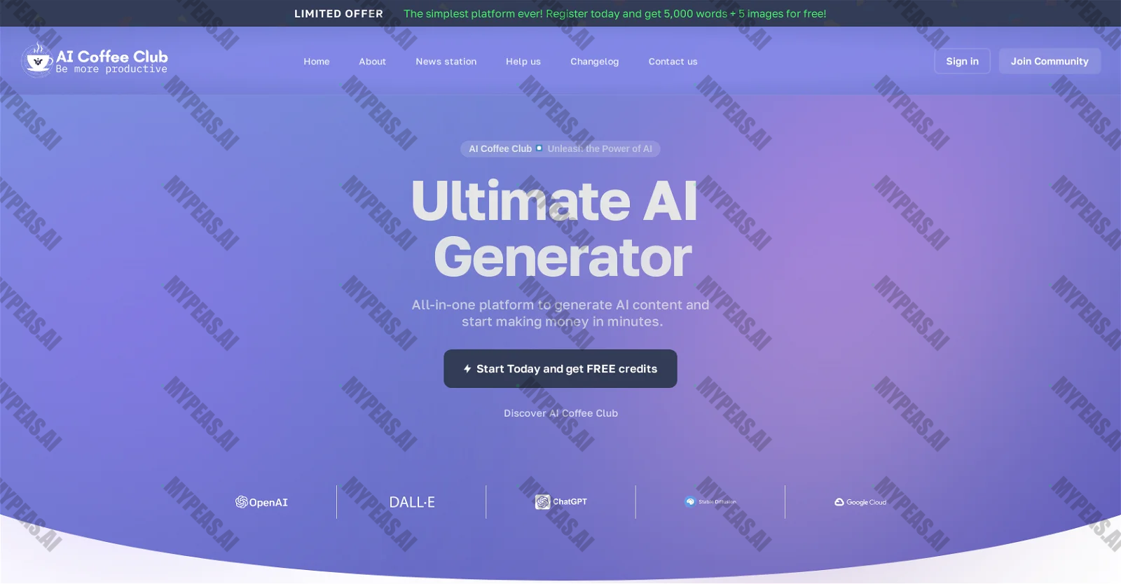AI Coffee Club screenshot