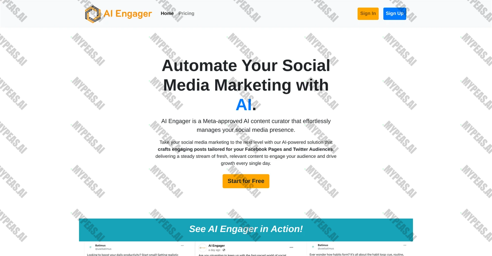 AI Engager screenshot