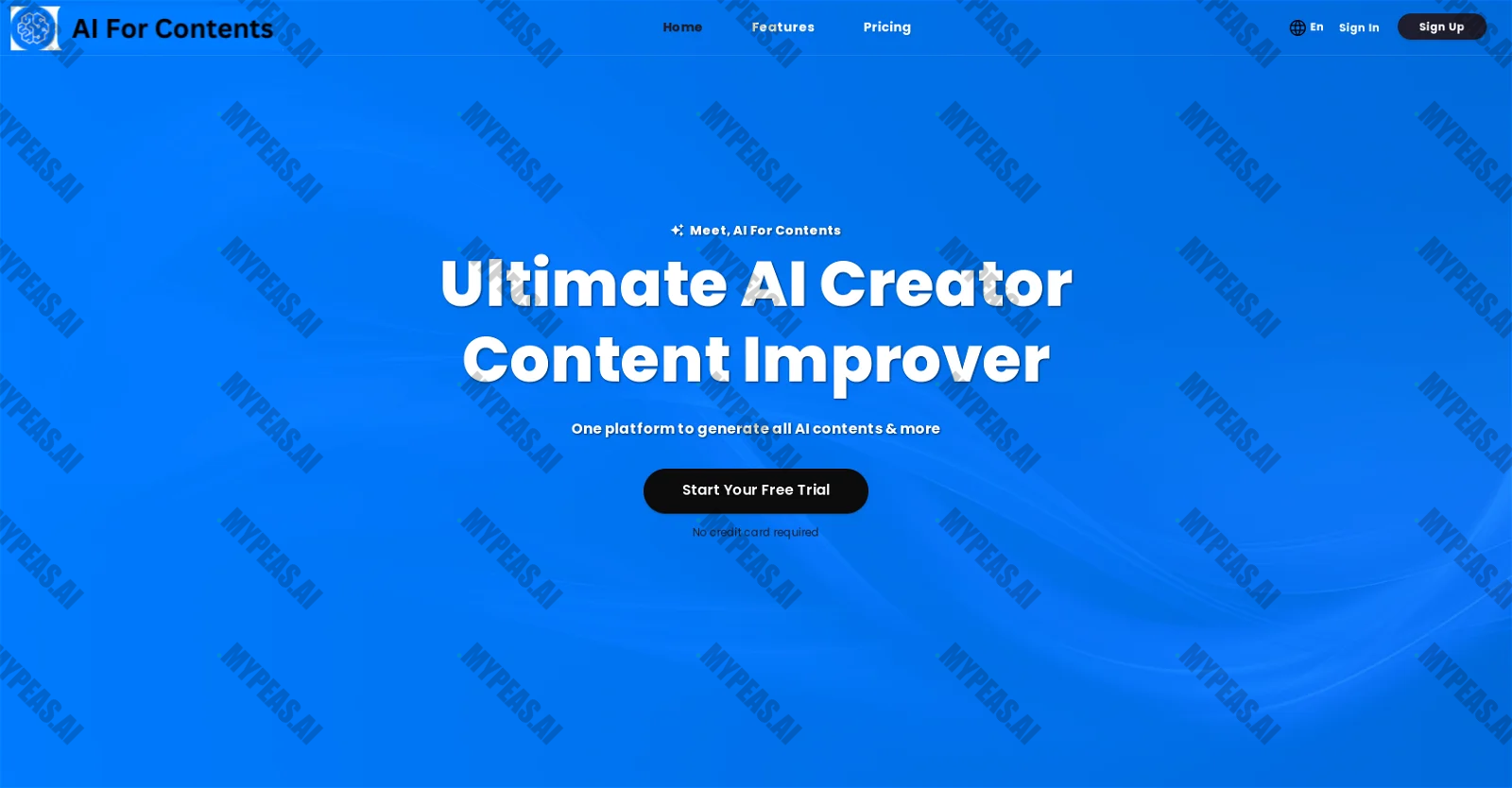 AI For Contents screenshot