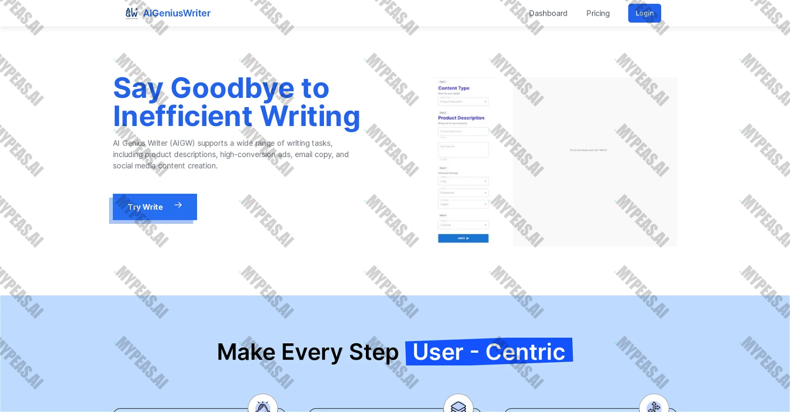 AI Genius Writer screenshot