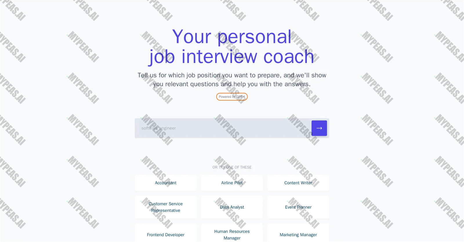 AI Interview Coach screenshot