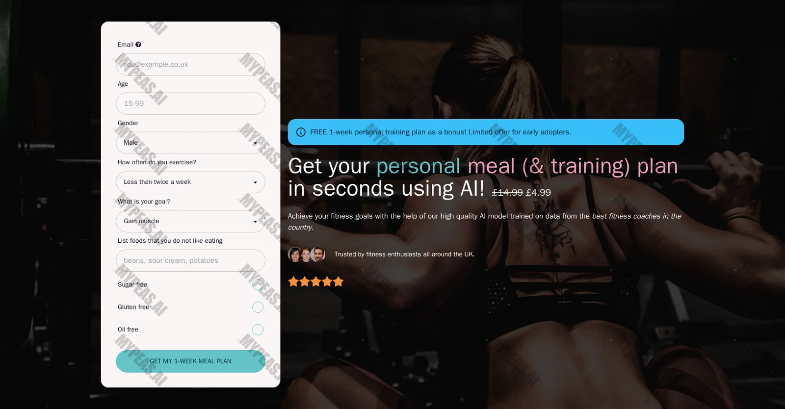 AI Meal Planner screenshot