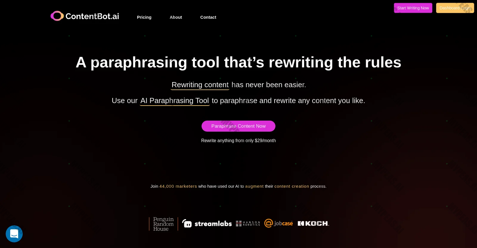 AI Paraphrasing Tool screenshot