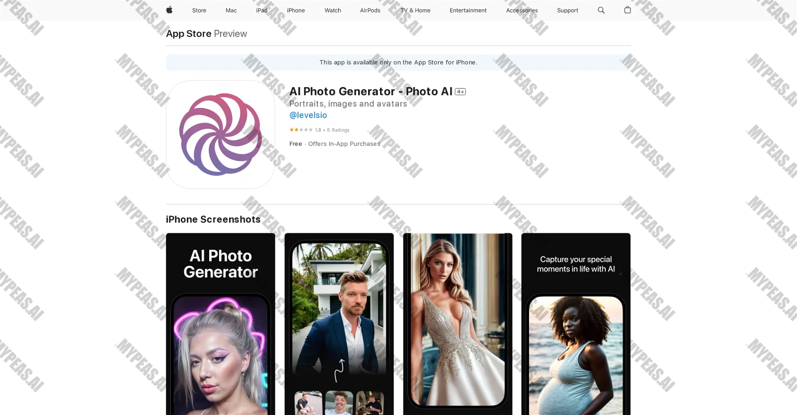 AI Photo Generator screenshot