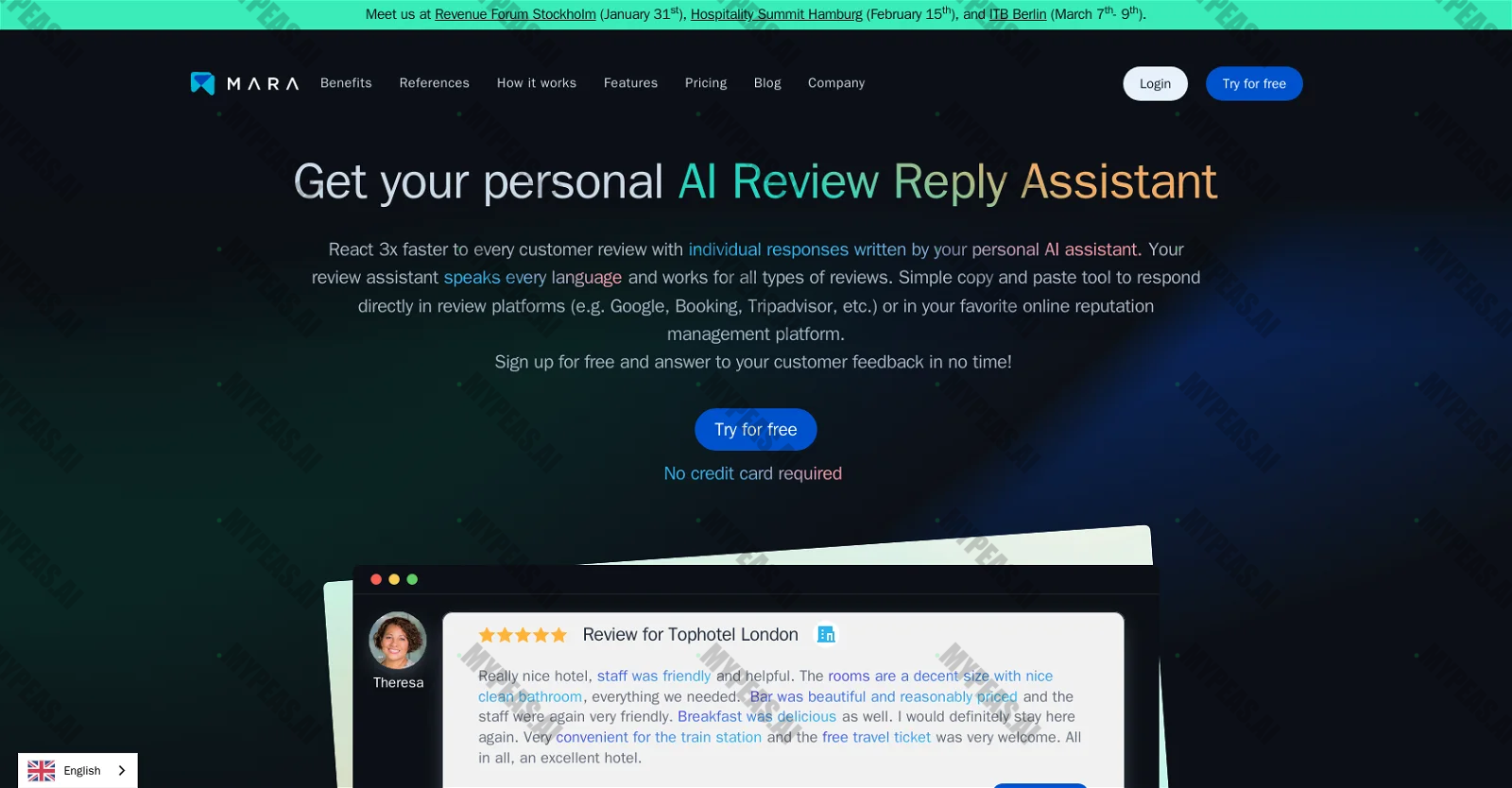 AI Review Reply Assistant screenshot
