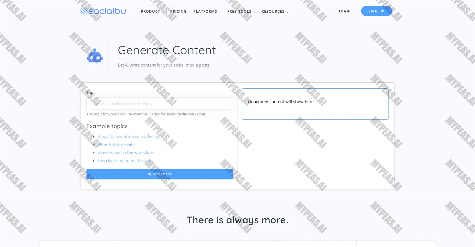 AI Social Media Post Writerby Socialblu screenshot
