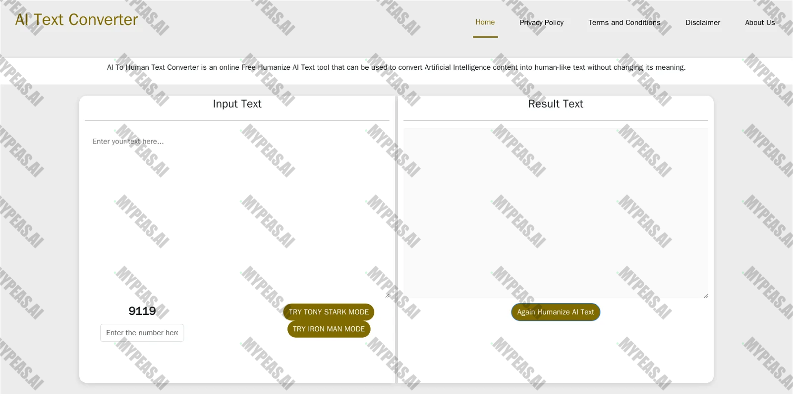 AI To Human Text Converter screenshot