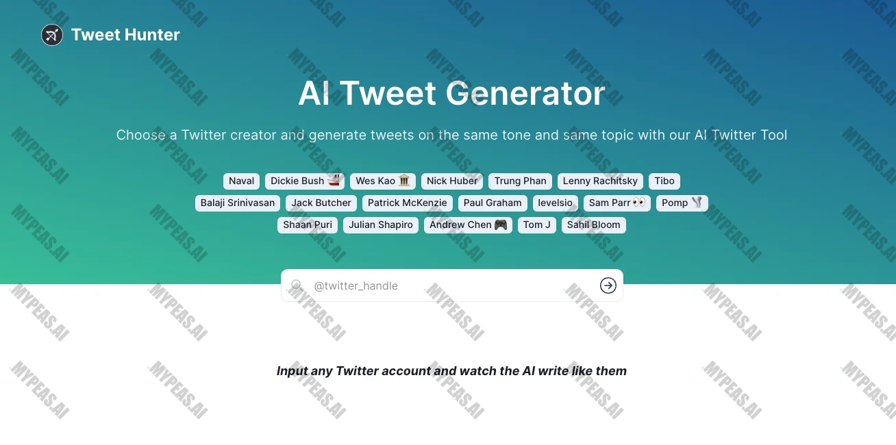 AI Tweet Generator screenshot