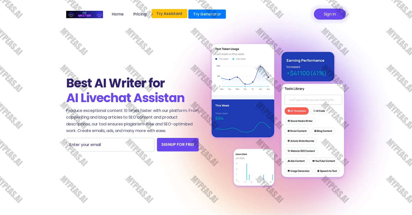 AI Writer screenshot