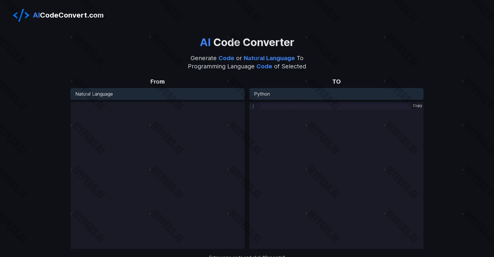 AICodeConvert screenshot