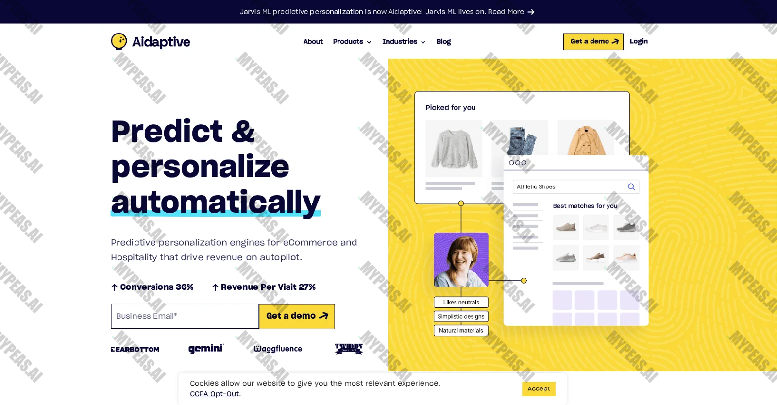 Aidaptive screenshot