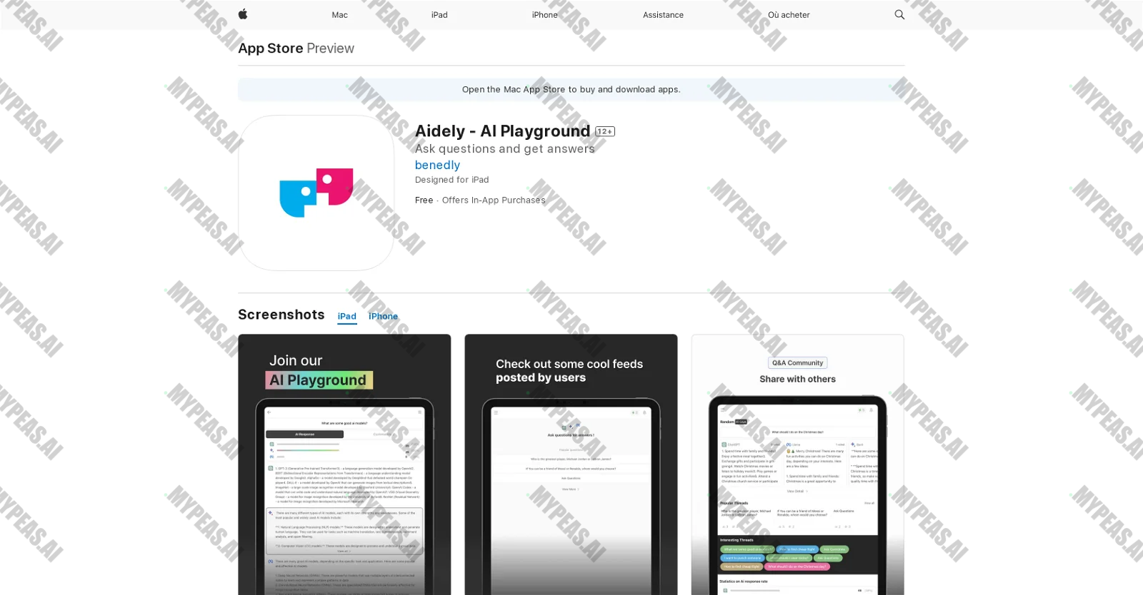 Aidely screenshot