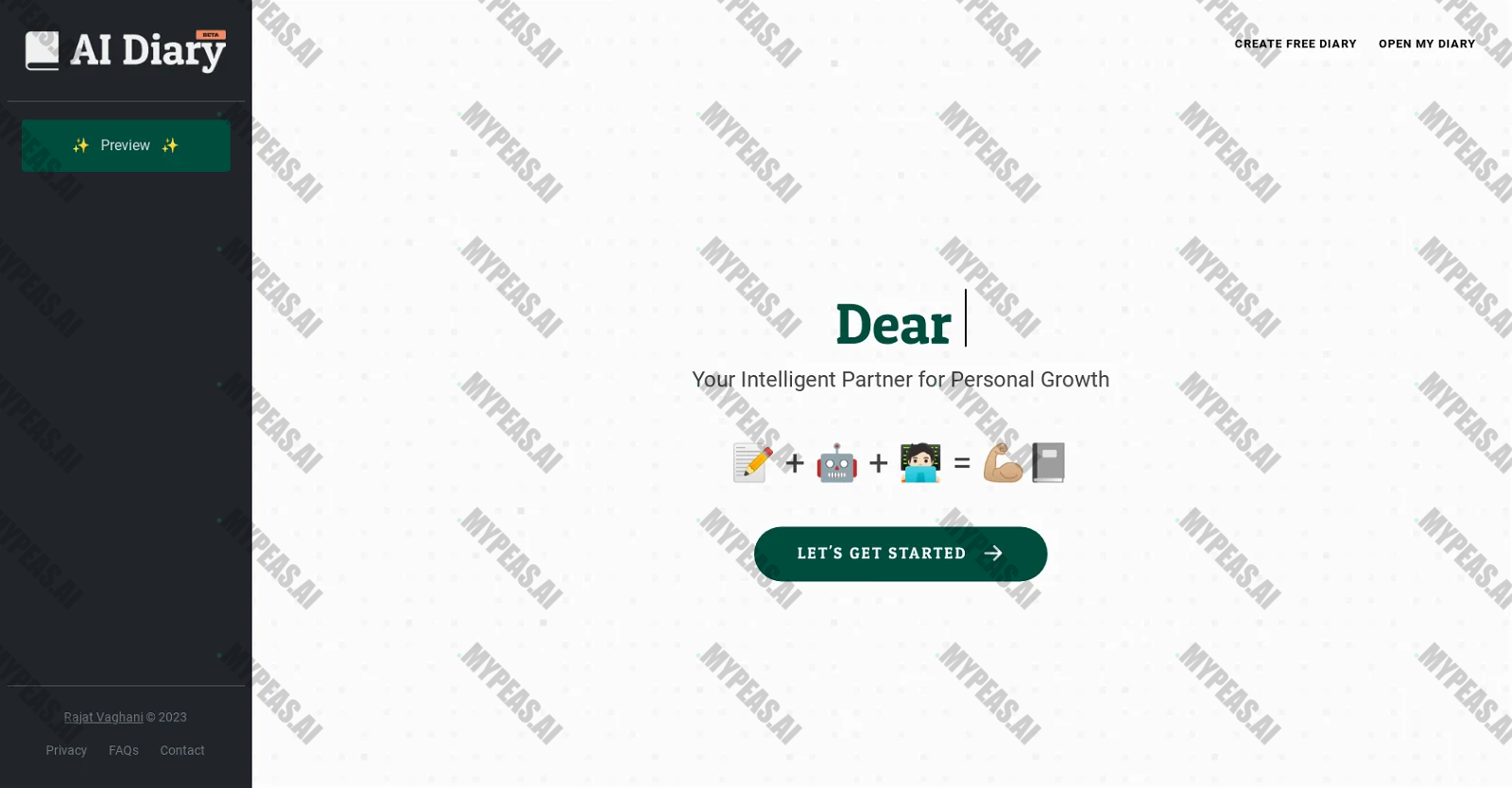 AIDiary screenshot