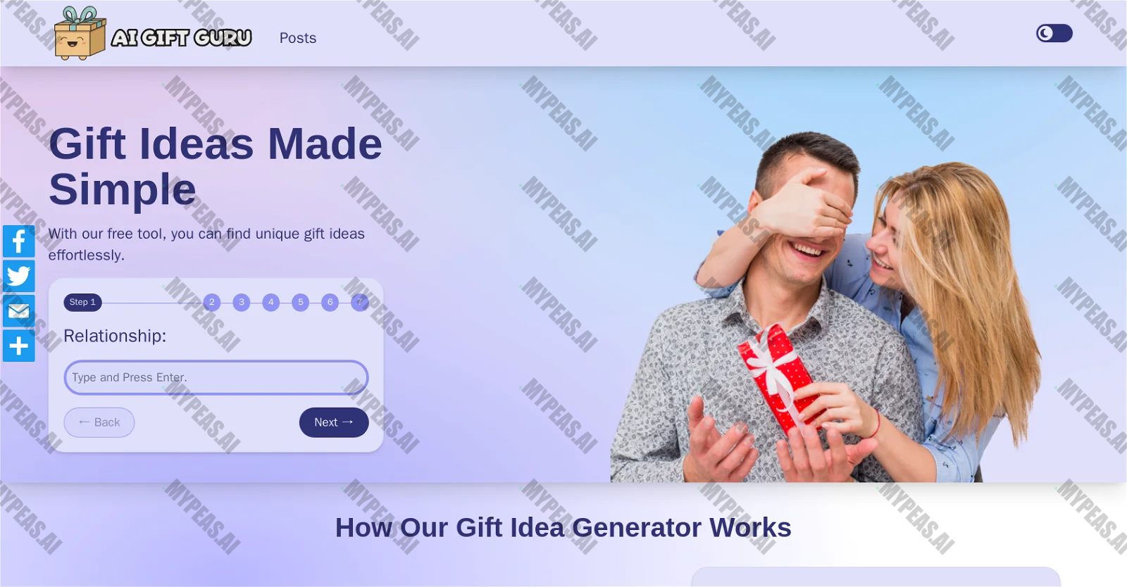 AIgiftguru screenshot