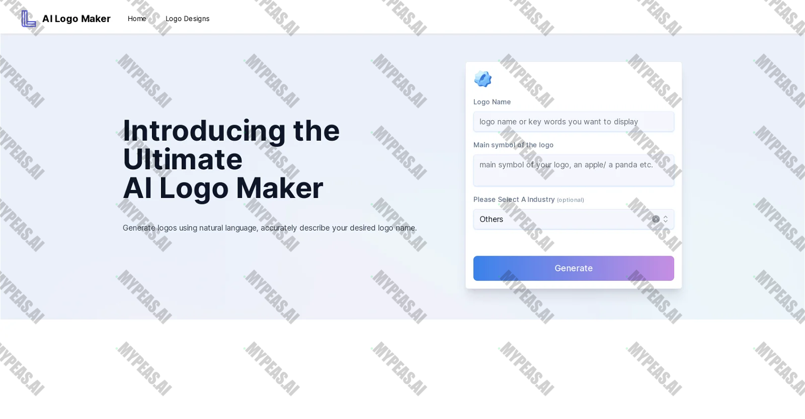 AILogoMaker screenshot