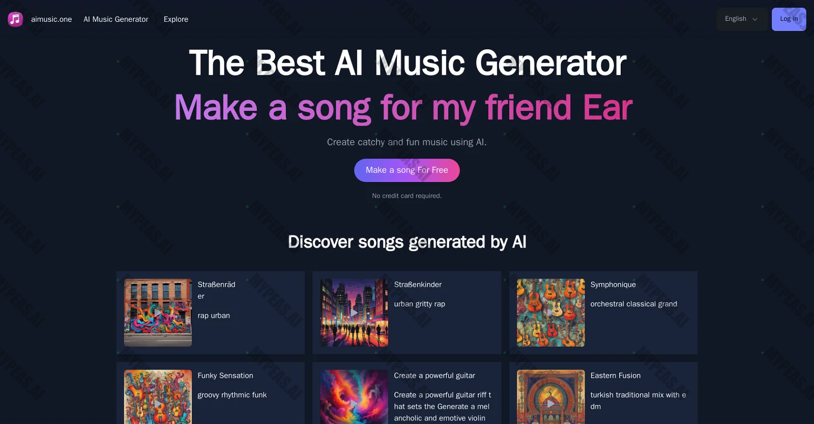 AImusic.one screenshot