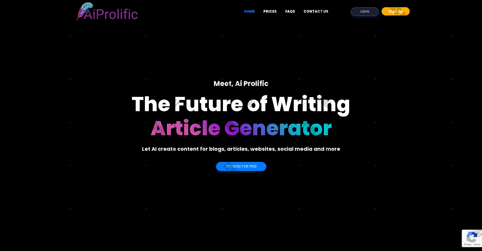 AiProlific screenshot