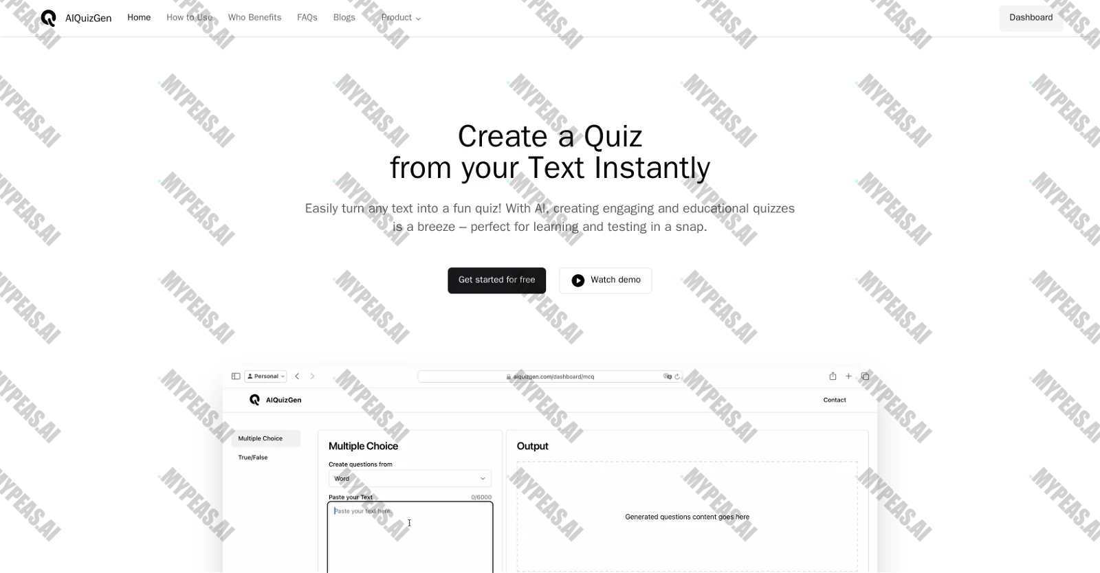 AIQuizGen screenshot