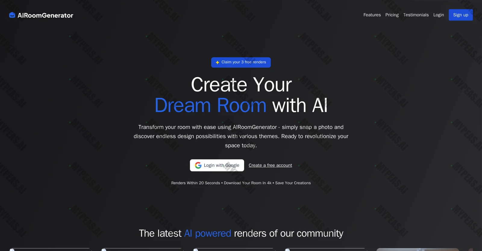 AIRoomGenerator screenshot