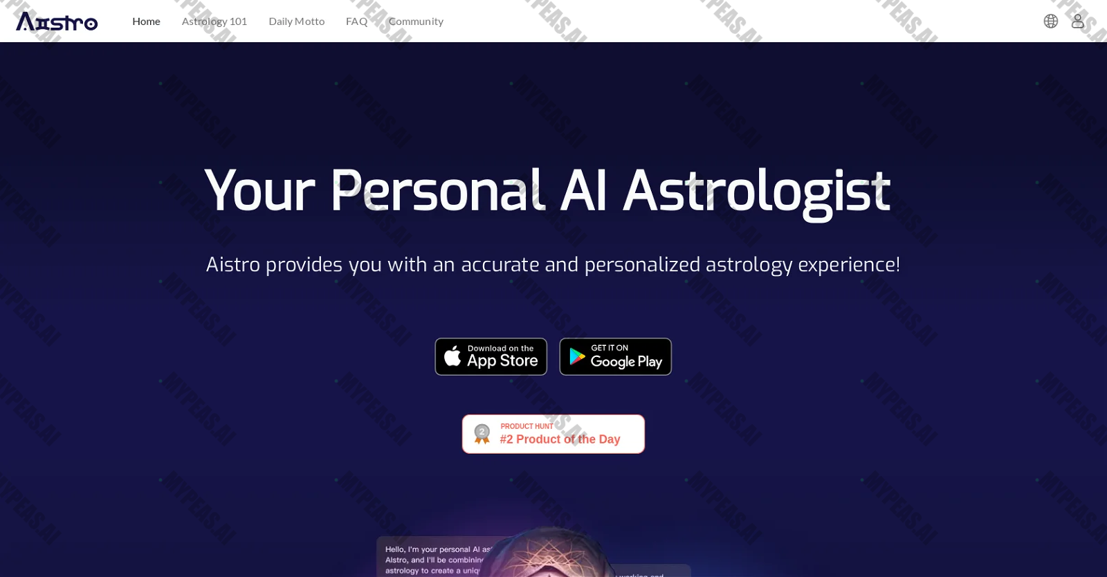 Aistro screenshot