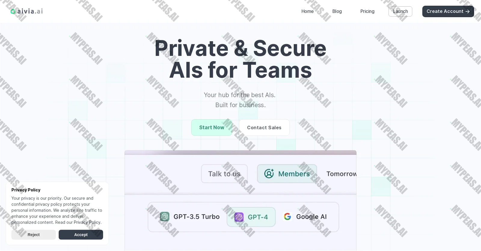 Aivia screenshot