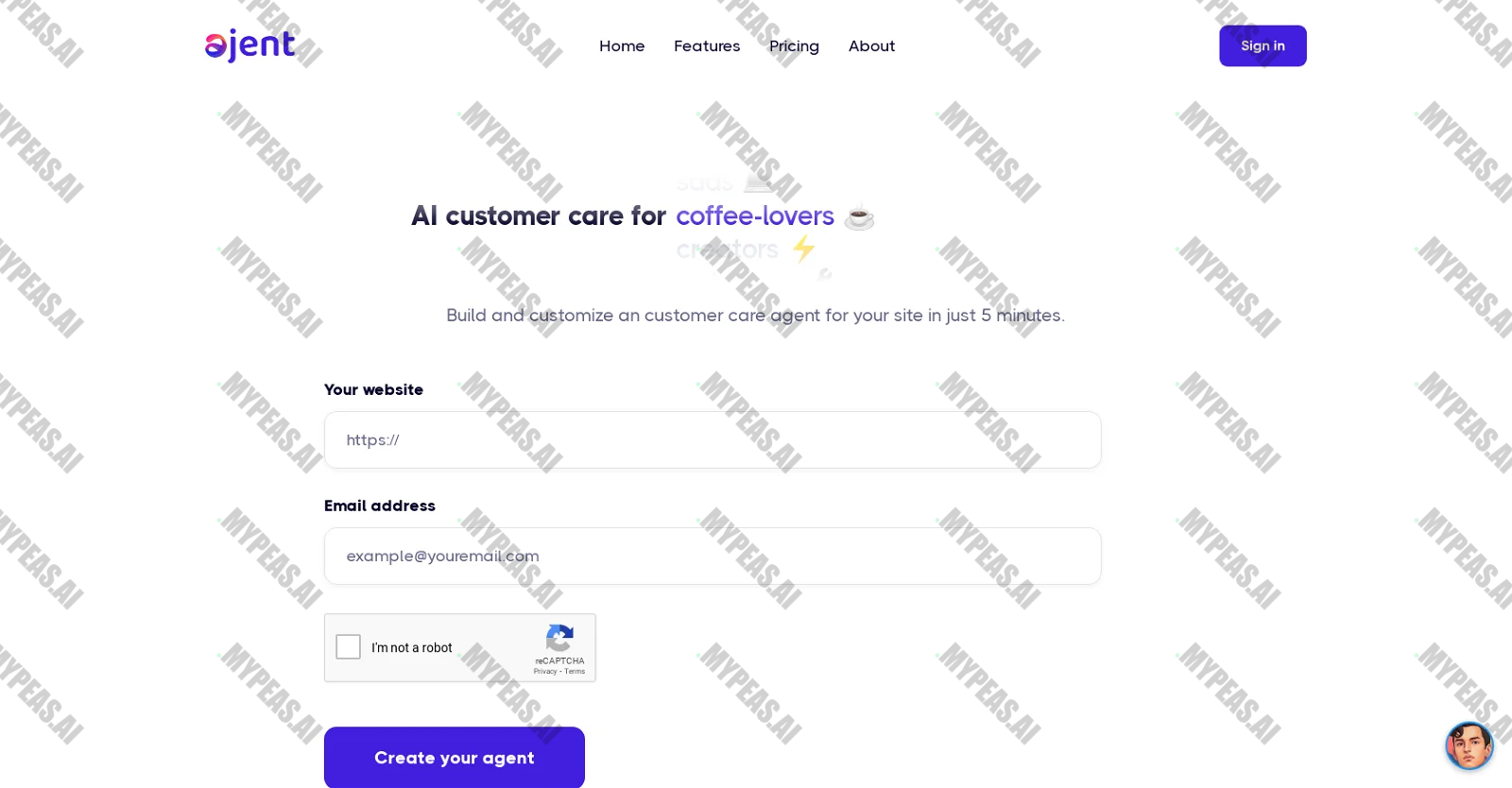 Ajent screenshot