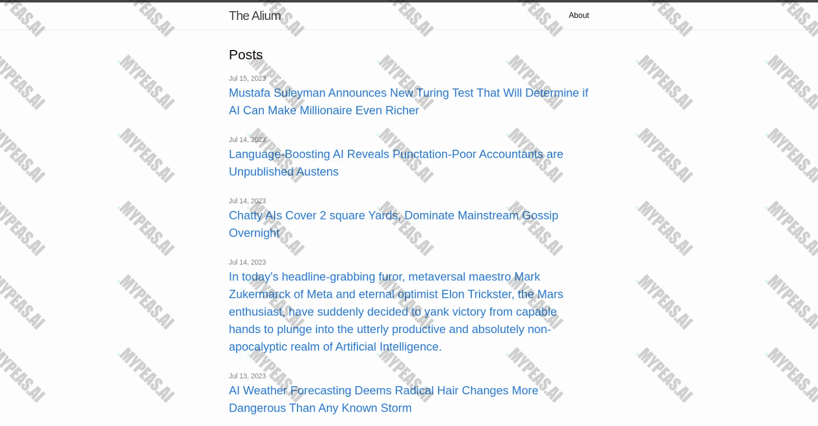 Alium screenshot