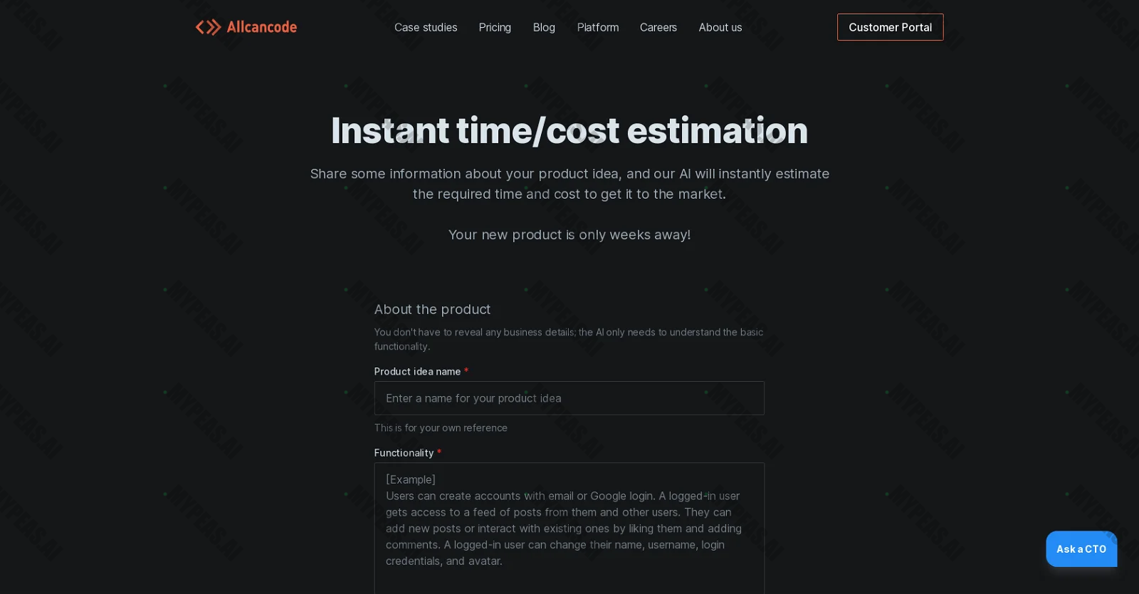 Allcancode screenshot