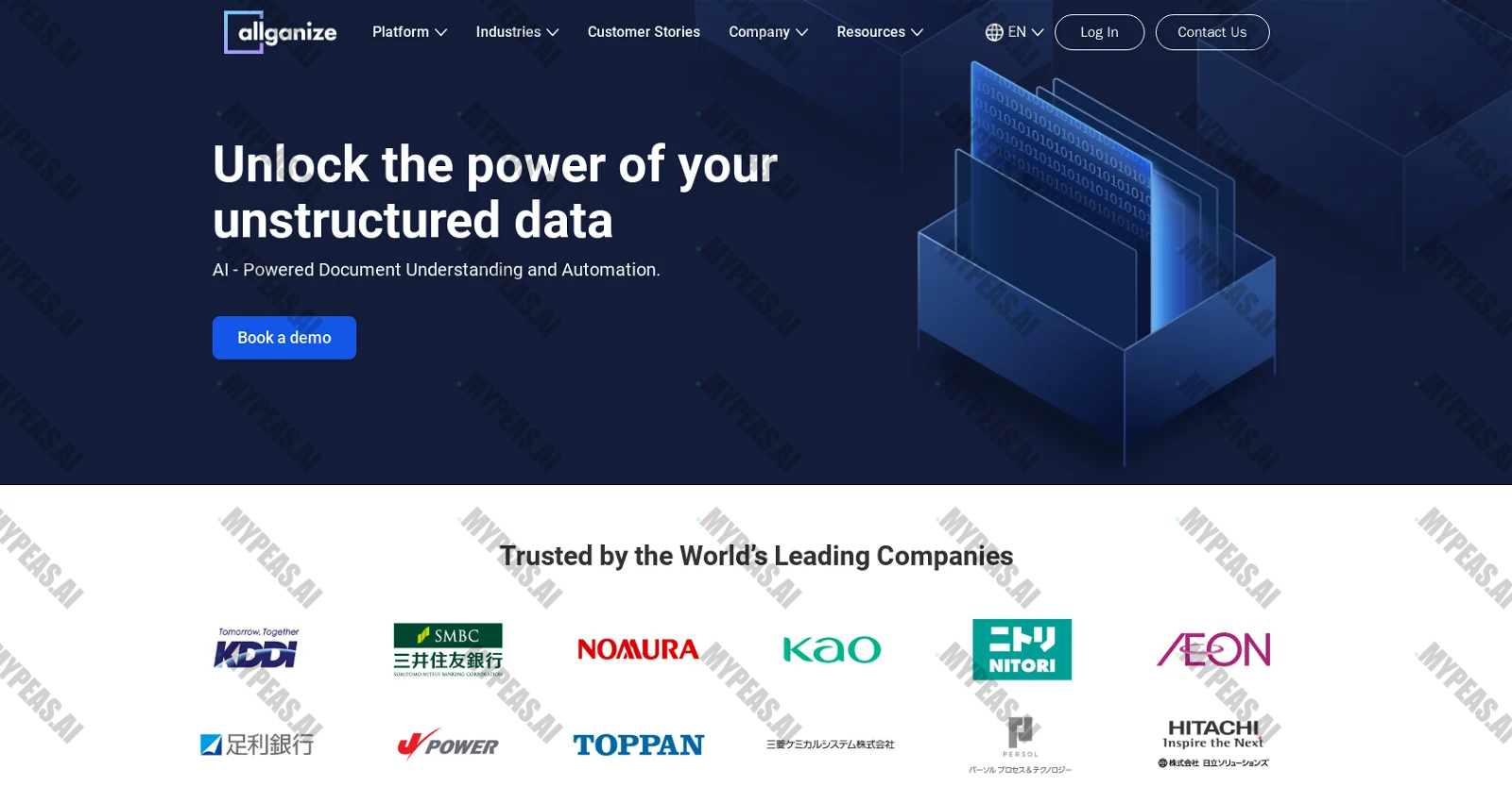 Allganize screenshot