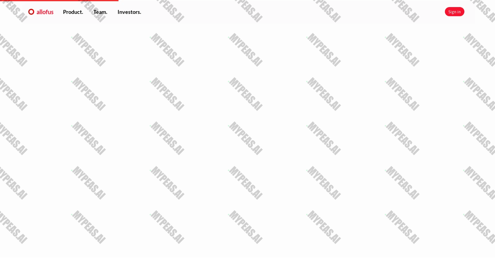 Allofus screenshot