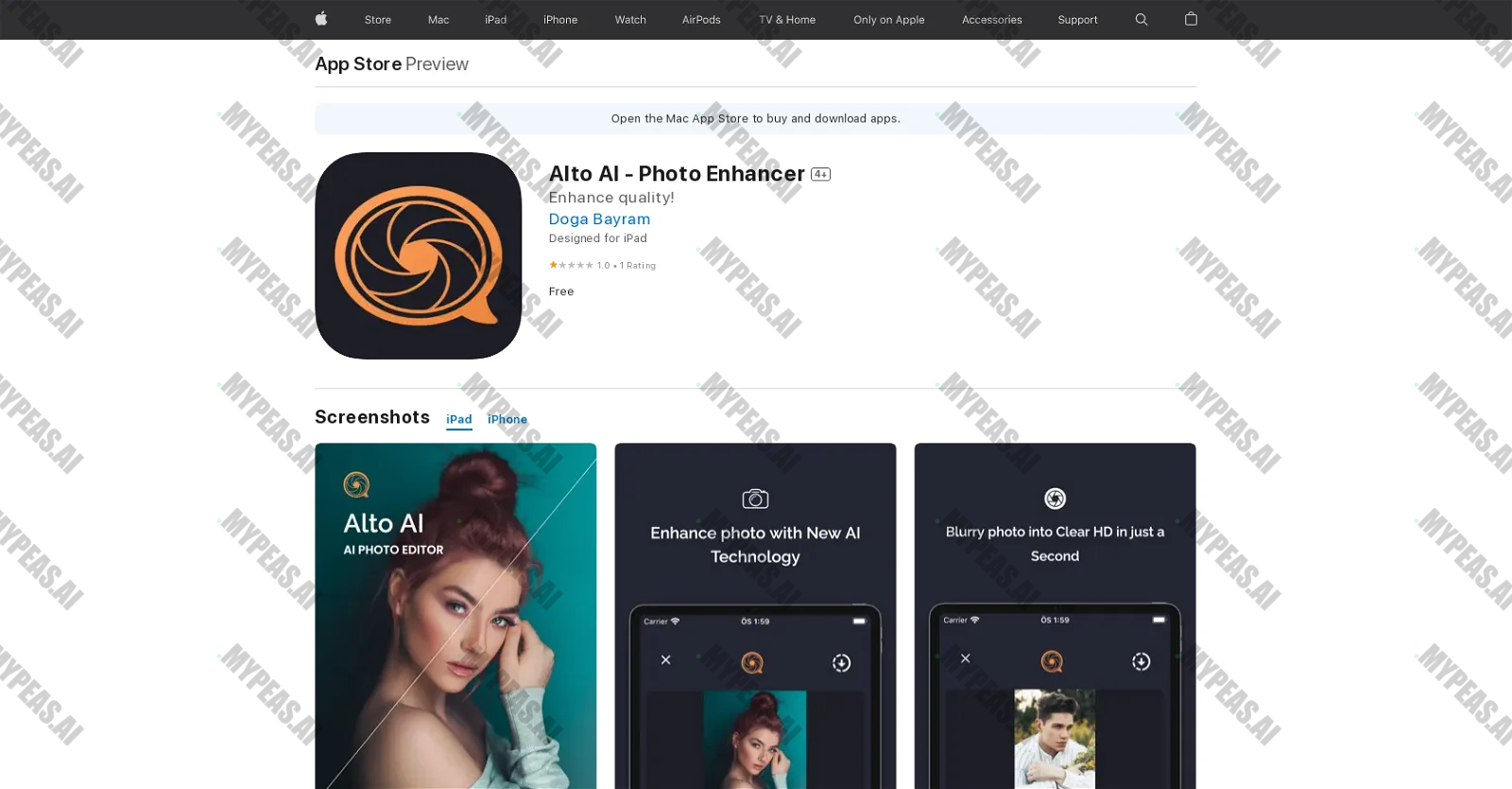 Alto AI screenshot
