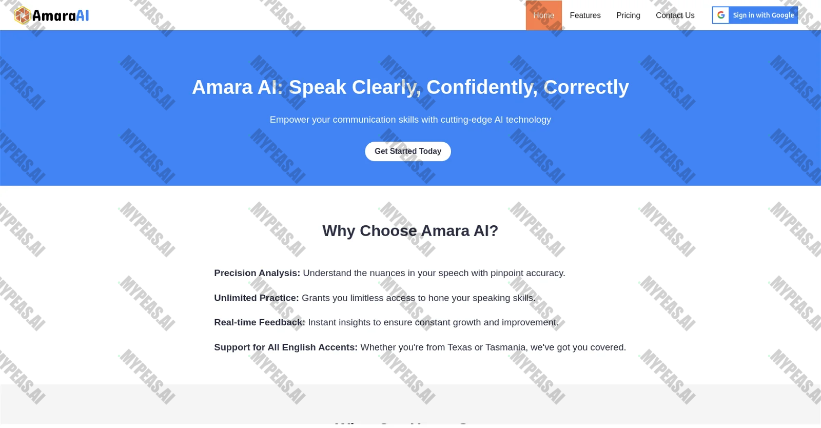 Amara screenshot
