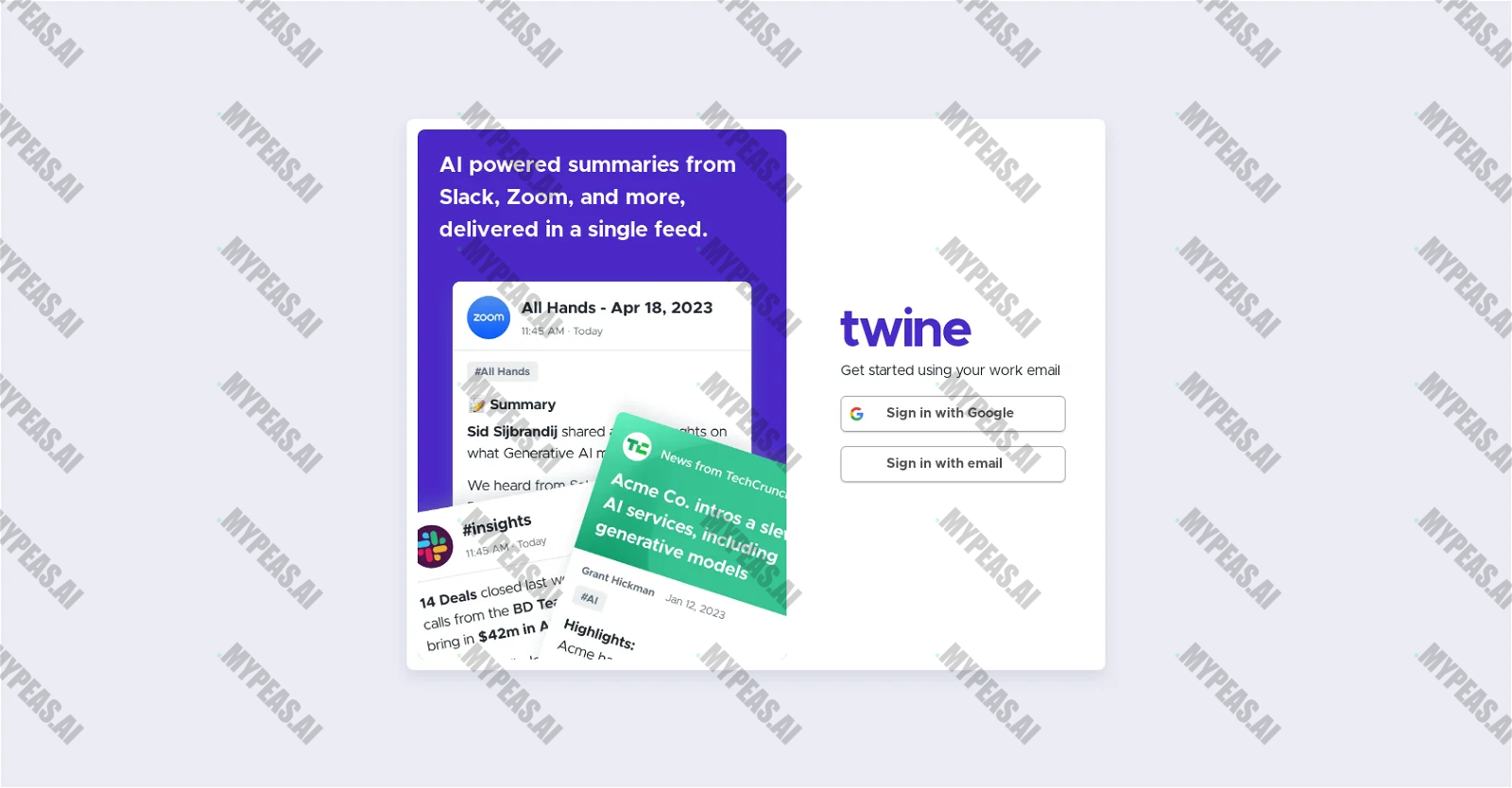 Ambient Twine screenshot