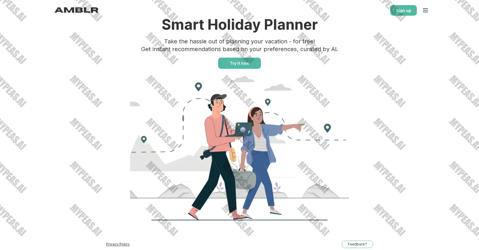 AMBLR - AI Travel Planner screenshot