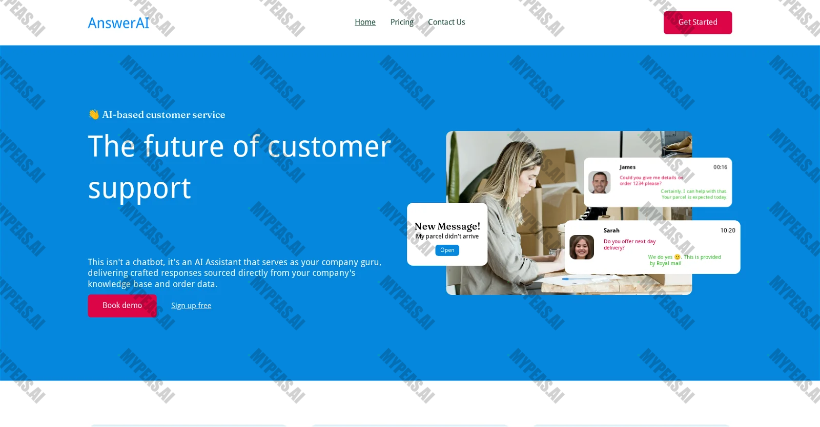 Answerai screenshot
