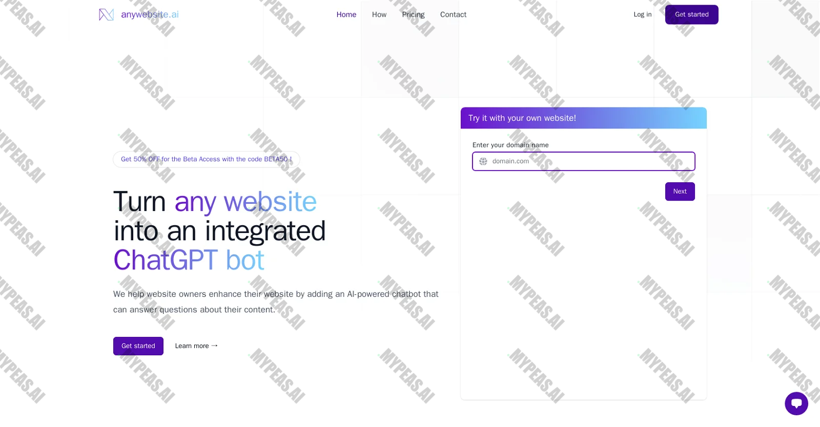 Anywebsite screenshot