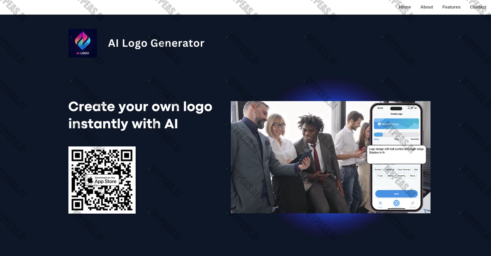 AppIntro's AI Logo Generator screenshot