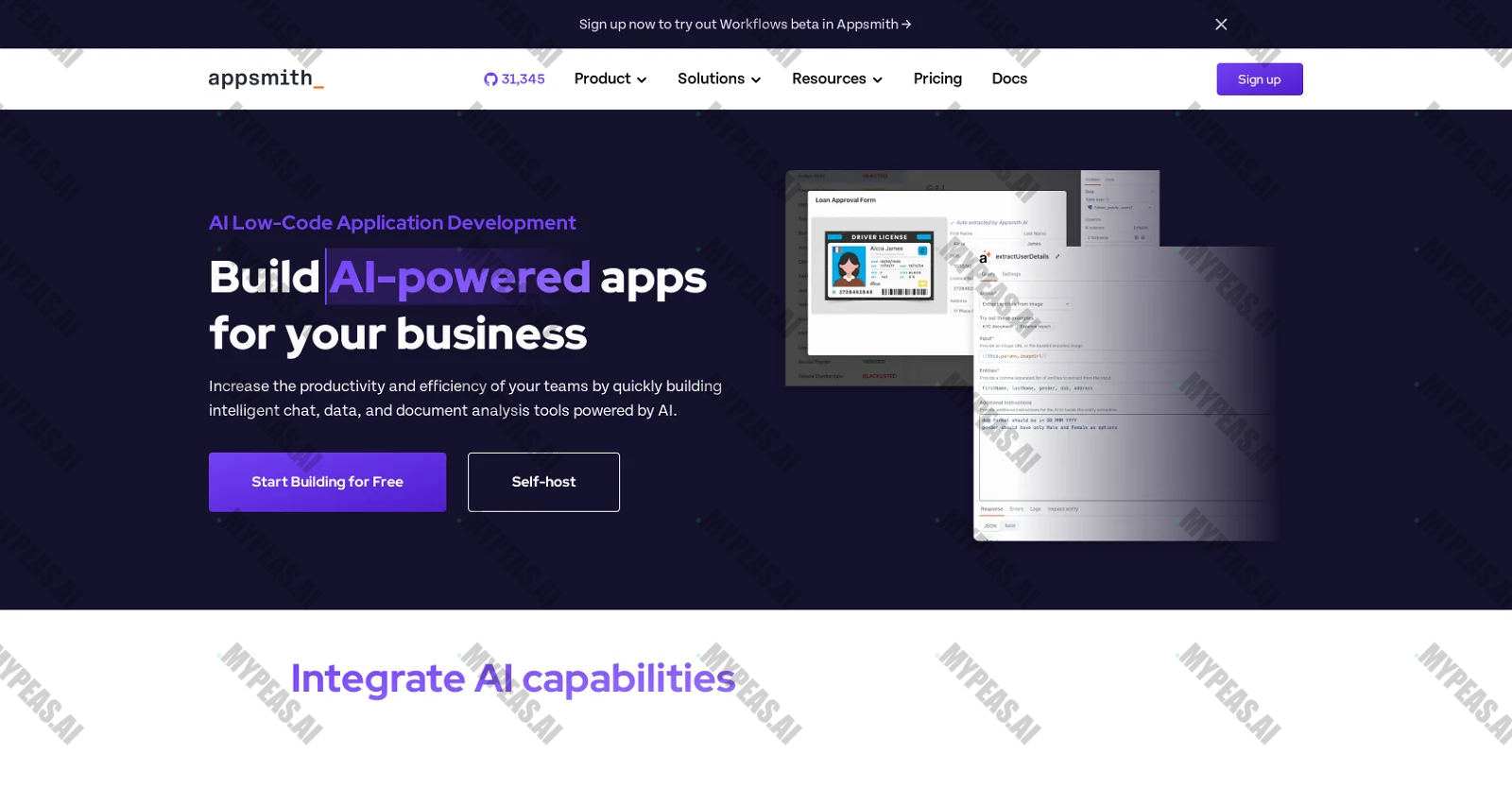 Appsmith screenshot