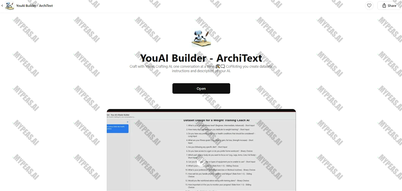 ArchiText screenshot