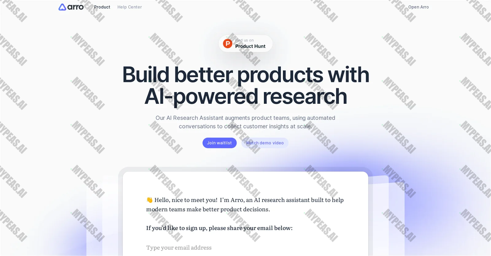 Arro screenshot