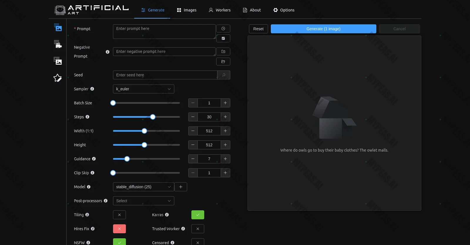 Artificial Art screenshot