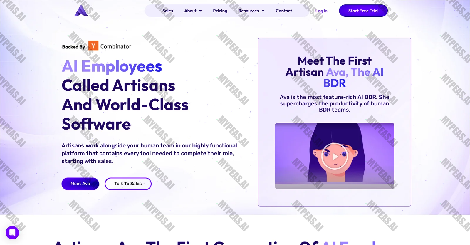 Artisan AI screenshot